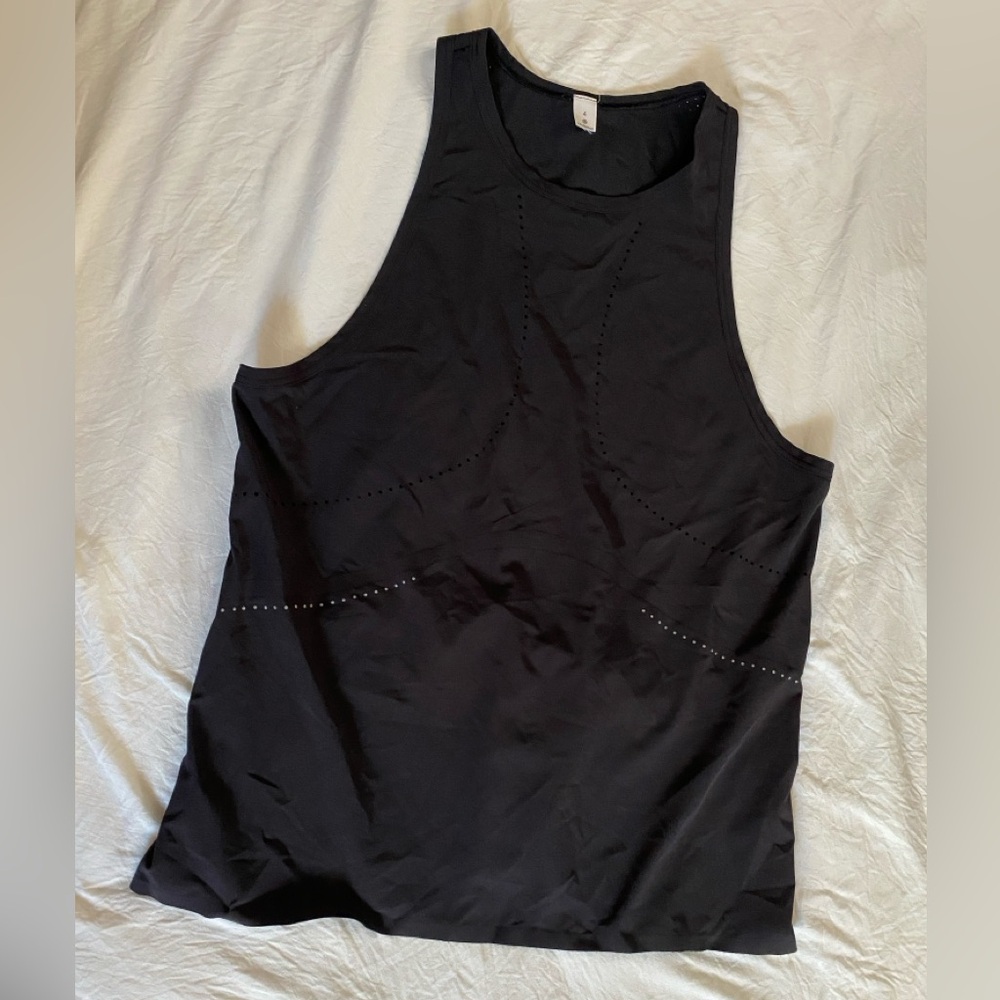 Lululemon Athletica Black Tank Top Crew Neck